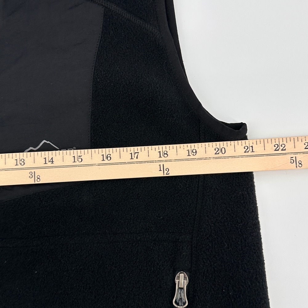 Eddie Bauer Mens Medium Fleece Vest System Component 365‎ Black - Picture 8 of 9